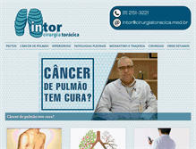 Tablet Screenshot of cirurgiatoracica.med.br